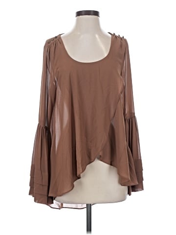 Double Zero Long Sleeve Blouse (view 1)