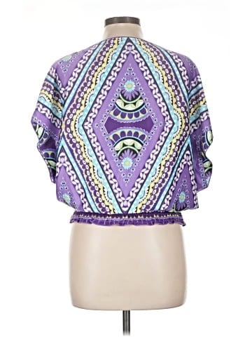 I.N. San Francisco Short Sleeve Blouse (view 2)