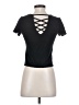 Hippie Rose Black Short Sleeve Top Size S - photo 2