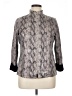 misook 100% Polyester Animal Print Gray Jacket Size XL - photo 1
