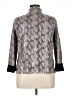 misook 100% Polyester Animal Print Gray Jacket Size XL - photo 2