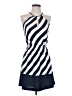 Express Stripes Blue Casual Dress Size XS - photo 1
