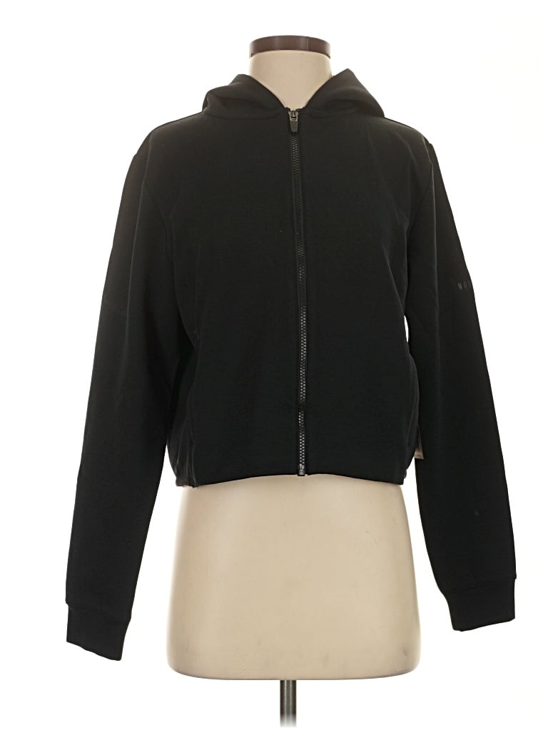 Pre-owned Nobull Zip Up Hoodie In Black