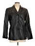Yvonne Marie 100% Polyester Black Leather Jacket Size 10 - photo 1