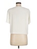 Babaton 100% Polyester Ivory Short Sleeve Blouse Size M - photo 2