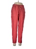 Enza Costa 100% Linen Solid Red Linen Pants Size Lg (3) - photo 1