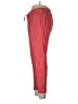 Enza Costa 100% Linen Solid Red Linen Pants Size Lg (3) - photo 5