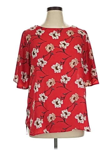 Bobeau Short Sleeve Blouse (view 1)