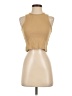 OAK + FORT Tan Sleeveless Top Size S - photo 1