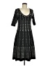 Gabby Skye Houndstooth Black Casual Dress Size M (estimated) - photo 1