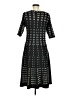 Gabby Skye Houndstooth Black Casual Dress Size M (estimated) - photo 2