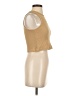 OAK + FORT Tan Sleeveless Top Size S - photo 4