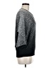 Adrienne Vittadini Silver 3/4 Sleeve Top Size M - photo 4