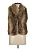 Express Brown Faux Fur Vest Size L - photo 1