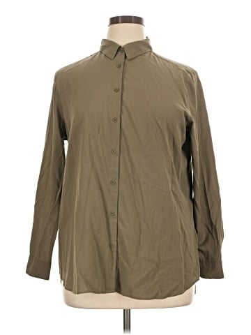 Uniqlo Long Sleeve Button-Down Shirt (view 1)