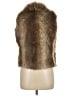 Express Brown Faux Fur Vest Size L - photo 2