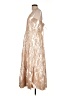 Gap Metallic Gold Cocktail Dress Size Lg Petite - photo 5