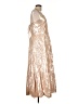 Gap Metallic Gold Cocktail Dress Size Lg Petite - photo 4