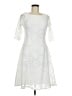 CHRIS McLaughlin White Cocktail Dress Size 6 - photo 1