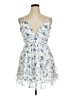 Justify Floral Blue Cocktail Dress Size XL - photo 1