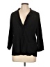 Eileen Fisher 100% Cotton Black Blazer Size L - photo 1