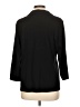 Eileen Fisher 100% Cotton Black Blazer Size L - photo 2