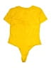 Splash Yellow Bodysuit Size 1X - photo 2