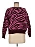 Ann Taylor Animal Print Purple Pullover Sweater Size M - photo 1