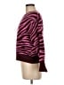 Ann Taylor Animal Print Purple Pullover Sweater Size M - photo 5