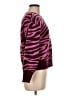 Ann Taylor Animal Print Purple Pullover Sweater Size M - photo 4