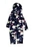 Baker by Ted Baker Floral Blue Black Long Sleeve Onesie Size 8 - 9 - photo 2
