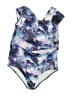 Torrid Print Blue One Piece Swimsuit Size 2X Plus (2) - photo 1