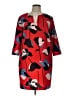 Boden 100% Polyester Print Red Casual Dress Size 10R - photo 1