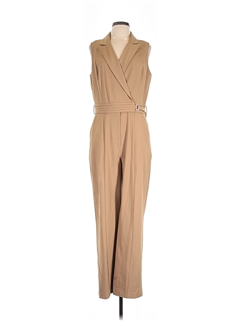 White House Black Market Jumpsuit In Tan