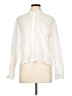 Gap 100% Polyester Ivory Long Sleeve Blouse Size L - photo 1
