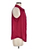 Elle 100% Polyester Burgundy Sleeveless Blouse Size M - photo 4