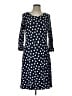 Boden Polka Dots Blue Casual Dress Size 12R - photo 1