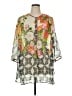 Soft Surroundings 100% Polyester Floral Gray 3/4 Sleeve Blouse Size XL (estimated) - photo 1