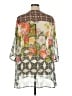 Soft Surroundings 100% Polyester Floral Gray 3/4 Sleeve Blouse Size XL (estimated) - photo 2