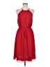 Soprano 100% Polyester Solid Red Casual Dress Size M - photo 1