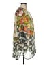 Soft Surroundings 100% Polyester Floral Gray 3/4 Sleeve Blouse Size XL (estimated) - photo 4