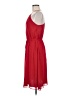 Soprano 100% Polyester Solid Red Casual Dress Size M - photo 5