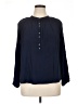 J.Crew 100% Viscose Blue 3/4 Sleeve Blouse Size XL - photo 1