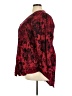 Torrid 100% Rayon Red Long Sleeve Blouse Size 3X Plus (3) - photo 5