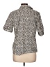 Talbots Animal Print Tan Short Sleeve Blouse Size L (estimated) - photo 2