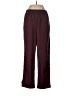 IZOD 100% Polyester Solid Burgundy Casual Pants Size L - photo 1