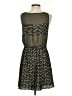 BCBGeneration 100% Polyester Chevron-herringbone Green Casual Dress Size S - photo 2