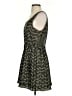 BCBGeneration 100% Polyester Chevron-herringbone Green Casual Dress Size S - photo 5