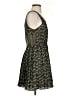 BCBGeneration 100% Polyester Chevron-herringbone Green Casual Dress Size S - photo 4