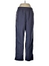 IZOD 100% Polyester Solid Blue Track Pants Size L - photo 1